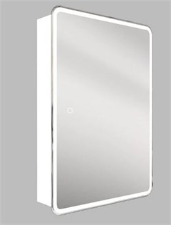 STYLE LINE El Fante Kara El Fante Зеркало-шкаф "Каре 40*80 универсальное" с подсветкой, сенсор с диммером на зеркале СС-00002462