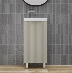 STYLE LINE Тумба напольная "СОЛО" универсальная (Como 40) Санд серая галька ЛС-00002430