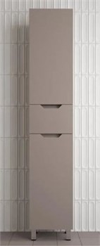 STYLE LINE Пенал "Остин" 360 см напольный 1 ящик тауп темный эмаль PLUS ЛС-00002414