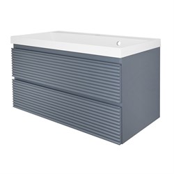 AZARIO Комплект Тумба VITA 90 900х450х550 подвесная, с раковиной CLASSIK 90, серый матовый (CS00104258) CS00104258