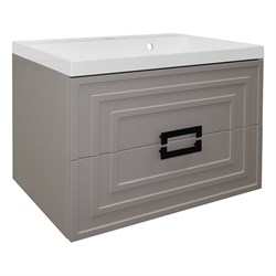 AZARIO Комплект Тумба ARMARIO 70/2 700х450х585 подвесная, с раковиной CLASSIK 70, кашемир (CS00096966) CS00096966