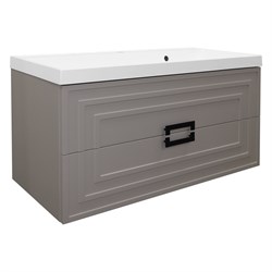 AZARIO Комплект Тумба ARMARIO 100/2 1000х450х585 подвесная, с раковиной CLASSIK 100, кашемир (CS00096973) CS00096973