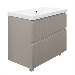AZARIO Комплект Тумба Viola 100/2Н 1000х450х850 напольная, с раковиной Астория 100, бежевый (CS00097147) CS00097147