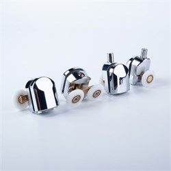 IDDIS Ролики 2 верхних двойные, 2 нижних одинарные, D=23 мм хром, стекло 4 мм (966M23C4DZ) 966M23C4DZ