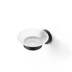 IDDIS Мыльница, черный матовый, матовое стекло, сплав металлов, Sena, , SENSBG0i42 SENSBG0i42