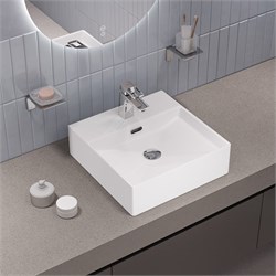 IDDIS Умывальник накладной/подвесной, белый глянцевый, Bild, , BILWS42i27 BILWS42i27