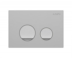 ESBANO Клавиши слива SLIM-37GM, крепёжная рамка, оружейная сталь ESINSLIM37GM