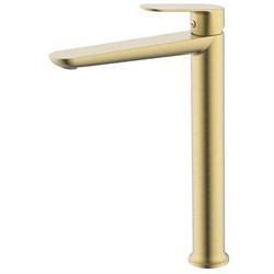 AZARIO Смеситель для раковины-чаши Alanti высокий, керамический картридж, золото матовое (AZ-K9032MG) AZ-K9032MG