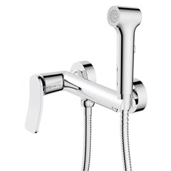 AZARIO Гигиенический душ Escaro со смесителем, керамический картридж, шланг 150 см, хром (AZ-K2574) AZ-K2574