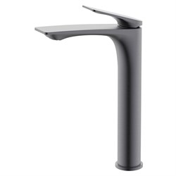 AZARIO Cмеситель для раковины-чаши Lursy высокий, керамический картридж, графит (AZ-K9049GR) AZ-K9049GR