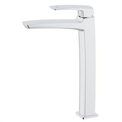 AZARIO Смеситель для раковины-чаши Conda высокий, керамический картридж, хром (AZ-K9011) AZ-K9011