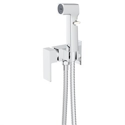 AZARIO Гигиенический душ Graves со смесителем, керамический картридж, скрытый монтаж, шланг 150 см, хром (AZ-KFX03) AZ-KFX03
