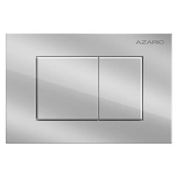 AZARIO Кнопка смыва NEW-TS механическая, двойной смыв, квадратные кнопки, нержавеющая сталь 304, серый матовый (AZ-SS-003-BR) AZ-SS-003-BR