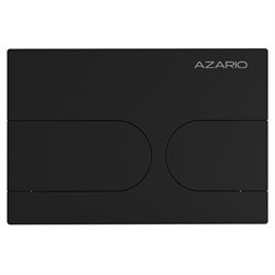 AZARIO Кнопка смыва NEW-TS механическая, двойной смыв, овальные кнопки, нержавеющая сталь 304, черный (AZ-SS-001-B) AZ-SS-001-B