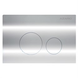 AZARIO Кнопка смыва NEW-TS механическая, двойной смыв, круглые кнопки, нержавеющая сталь 304, хром (AZ-SS-002-CH) AZ-SS-002-CH