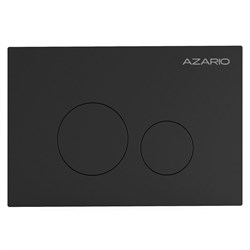 AZARIO Кнопка смыва NEW-TS механическая, двойной смыв, круглые кнопки, нержавеющая сталь 304, черный (AZ-SS-002-B) AZ-SS-002-B