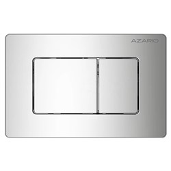 AZARIO Кнопка смыва NEW-TS механическая, двойной смыв, квадратные кнопки, нержавеющая сталь 304, хром (AZ-SS-003-CH) AZ-SS-003-CH