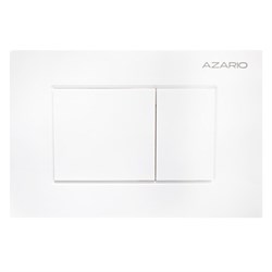 AZARIO Кнопка смыва NEW-TS механическая, двойной смыв, квадратные кнопки, ABS пластик, белый (AZ-ABS-001-W) AZ-ABS-001-W
