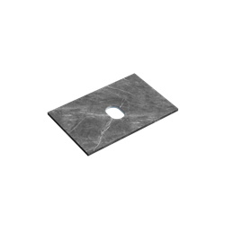 SANCOS Столешница для ванной комнаты 700х460, цвет black sky, арт. TT70A1 TT70A1