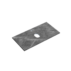 SANCOS Столешница для ванной комнаты 900х460, цвет black sky, арт. TT90A1 TT90A1