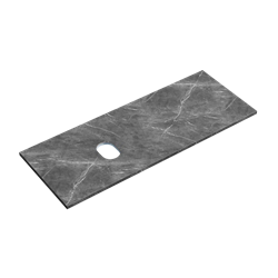 SANCOS Столешница для ванной комнаты 1200х460, цвет black sky, арт. TT120A1L, левая TT120A1L