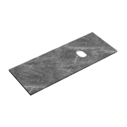 SANCOS Столешница для ванной комнаты 1200х460, цвет black sky, арт. TT120A1R, правая TT120A1R