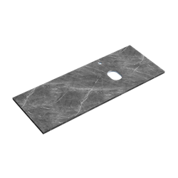 SANCOS Столешница для ванной комнаты 1200х460, цвет black sky, арт. TT120A1XR, правая TT120A1XR