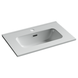 SANCOS CN7025 Раковина мебельная накладная Compact 610x395x170, цвет белый CN7025