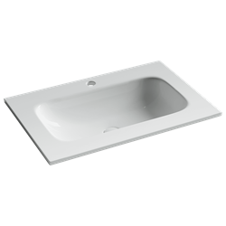 SANCOS Раковина накладная мебельная CERAMICANOVA Grace 710x457x137 с отв. под смеситель, белый CN7031 CN7031