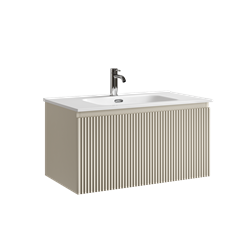 SANCOS Тумба подвесная Snob R 1.0 790х445х406, c одним ящиком оснащенным доводчиками, Beige Soft , арт.SNR1.080CE SNR1.080CE