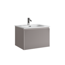 SANCOS Тумба подвесная Snob R 1.0 590х445х406, c одним ящиком оснащенным доводчиками, Doha Soft , арт. SNR1.060SM SNR1.060SM