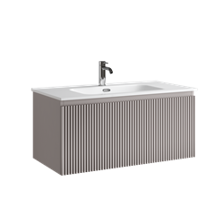 SANCOS Тумба подвесная Snob R 1.0 890х445х406, c одним ящиком оснащенным доводчиками, Doha Soft , арт.SNR1.090SM SNR1.090SM