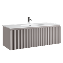 SANCOS Тумба подвесная Snob R 1.0 1195х445х406, c одним ящиком оснащенным доводчиками, Doha Soft , арт.SNR1.0120SM SNR1.0120SM