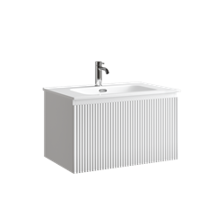 SANCOS Тумба подвесная Snob R 1.0 690х445х406, c одним ящиком оснащенным доводчиками Bianco, арт. SNR1.070W SNR1.070W