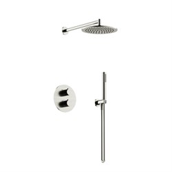 SANCOS Душевой комплект с термостатом Etna, с внутренней частью, брашированный никель, PVD покрытие, арт. SC9010BN SC9010BN
