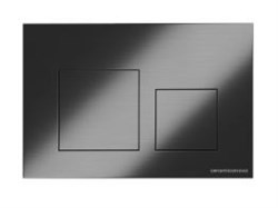 CERAMICA NOVA Кнопка смыва Balance, клавиши Square, цвет вороненая сталь, арт. CN12-002GG CN12-002GG