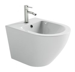 CERAMICA NOVA Биде подвесное Alba с крепежом для скрытого монтажа белый CN11006 CN11006