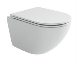 CERAMICA NOVA Унитаз подвесной Whirl торнадо 3.0 сиденье микролифт белый CN11007T CN11007T