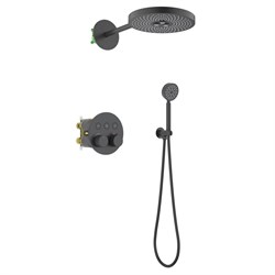 TIMO Душевая система встроенная с термостатом Saona черный (SX-2308/03SM) SX-2308/03SM