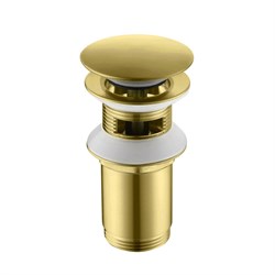 TIMO Донный клапан золото шлифованное (8011/20) 8011/20