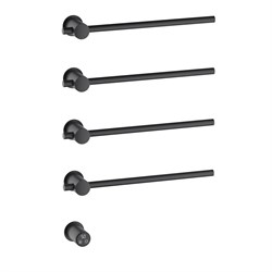 TIMO Полотенцесушитель электрический, встроенный Saona черный (040/03SM) 040/03SM