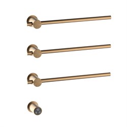 TIMO Полотенцесушитель электрический, встроенный Saona розовое золото (030/19SM) 030/19SM