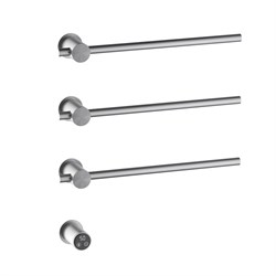 TIMO Полотенцесушитель электрический, встроенный Saona никель (030/13SM) 030/13SM