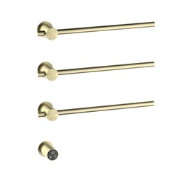 TIMO Полотенцесушитель электрический, встроенный Saona золото матовое (030/17SM) 030/17SM