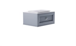 ASTRA-FORM Тумба подвесная Классик  70 с 1ящ NCS S 3005-R80B мат. с раковиной Ретро бел гл. и столешницей Solid бел гл. 4631177713996