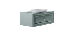 ASTRA-FORM Тумба подвесная Шарм 90см 1ящ NCS S 3005-b80g мат., раковина Шарм бел гл, столешница Solid в цвете 4631177715068