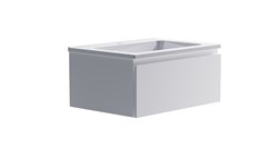 ASTRA-FORM Нижний шкаф Альфа 70 с 1 ящиком белый матовый + Раковина "Альфа 70" 03060003+04010006