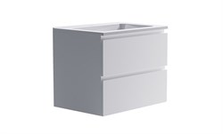 ASTRA-FORM Нижний шкаф Альфа 70 с 2 ящиками белый матовый + Раковина "Альфа 70" 03060004+04010006