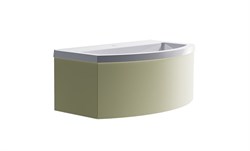 ASTRA-FORM Нижний шкаф Венеция2.0 100 с 1 ящиком бежевый (RAL1013 матовый)  + Раковина "Венеция 100" 3100001ral1013+04010019