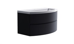 ASTRA-FORM Нижний шкаф Венеция2.0  80 с 2 ящиками темно-серый (RAL7024 матовый) + Раковина "Венеция 80" 03100004ral7024+04010022